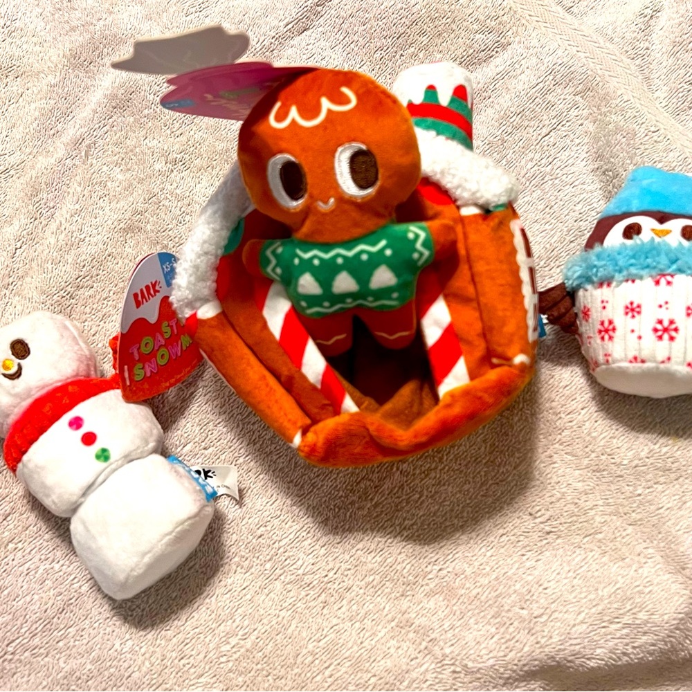 Bark box stuffed toys